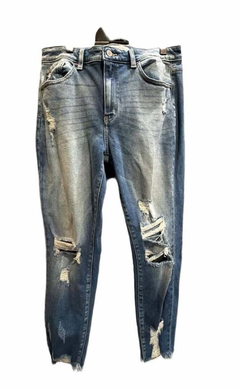 879 KanCan Distressed Skinny Jeans Size 15/31